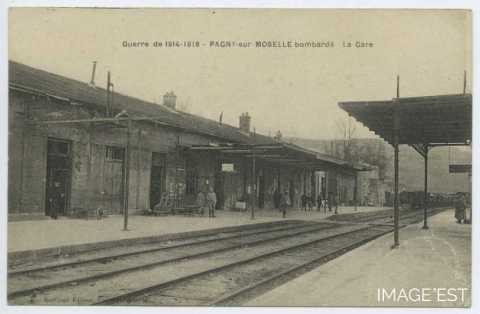 Gare bombardée (Pagny-sur-Moselle)